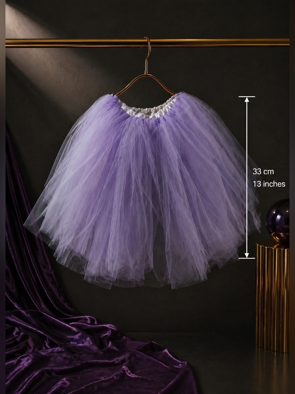 Kids Mermaid Dress Size 8 Luxury Tutu Costume Purple Aqua - Picture 7 of 16
